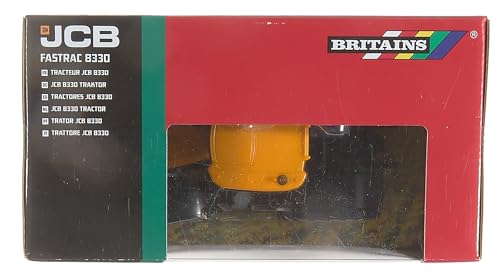 Britains JCB Fastrac 8330 Tractor - Die-Cast Metal Farm Vehicle for Kids & Collectors 16