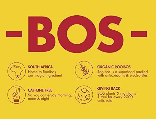BOS Organic Rooibos Caffeine Free Tea Sachets Tin, 40 Tea Bags, 100g 3