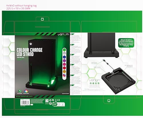 Venom Multi-Colour LED Light-Up Stand for Xbox Series X 10