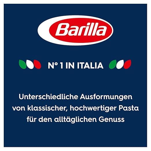 Barilla Fusilli – Authentic Italian Pasta Made with Durum Wheat – 500g