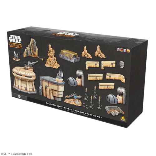 Asmodee Star Wars Legion: Galactic Battlefield Terrain Starter Set | Limited Time Bundle 3