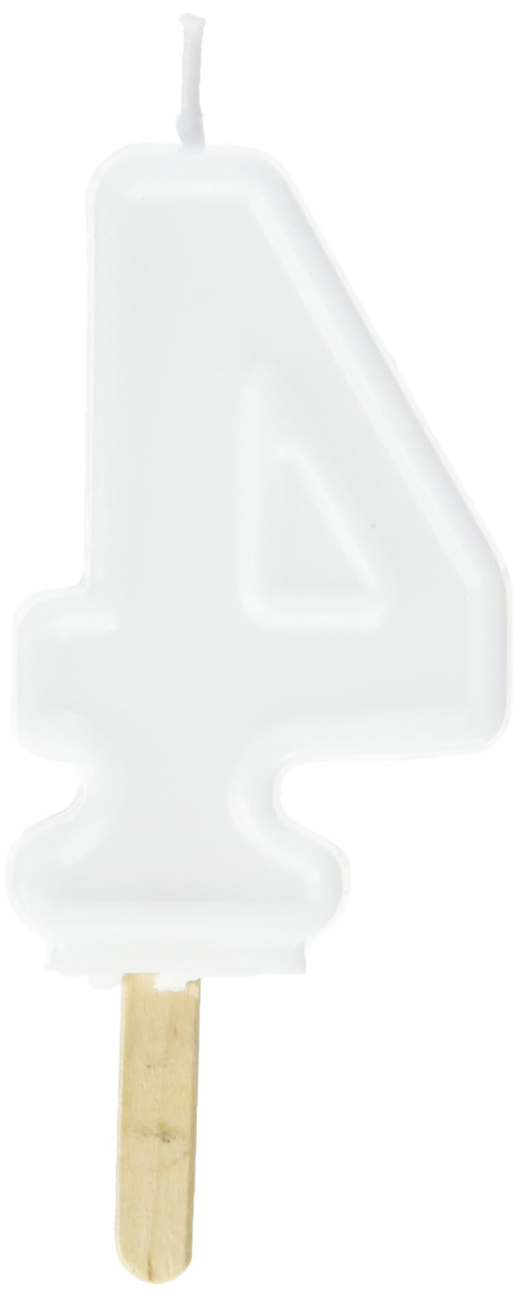 PME Green Number 4 Candle - Large Size 6.3cm | Polka Dot Pattern | Non-Toxic Wax