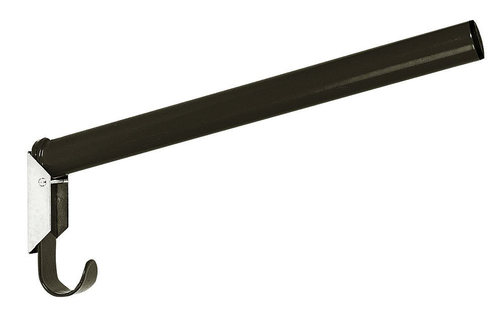 Kerbl Foldable Saddle Holder 32845 - Round Design with Integrated Bridle Hook | Black Metal 1