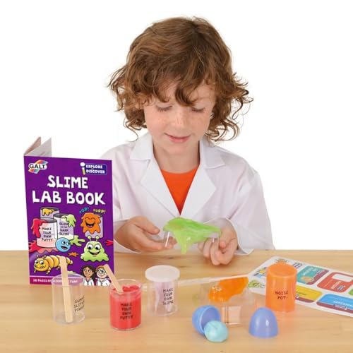 Galt Slime Lab Science Kit - STEM Learning Slime & Putty Experiments for Kids 5+ 9
