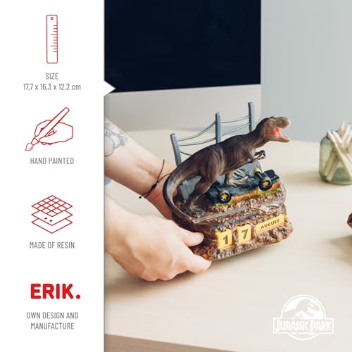 Grupo Erik Jurassic Park T-Rex 3D Perpetual Flip Calendar 8