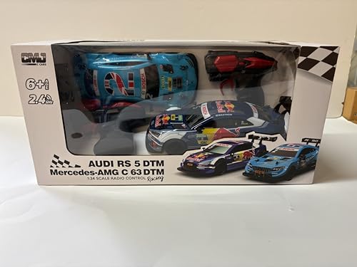 CMJ RC Cars Twin Pack - Officially Licensed Audi RS5 DTM & Mercedes AMG C63 DTM 4