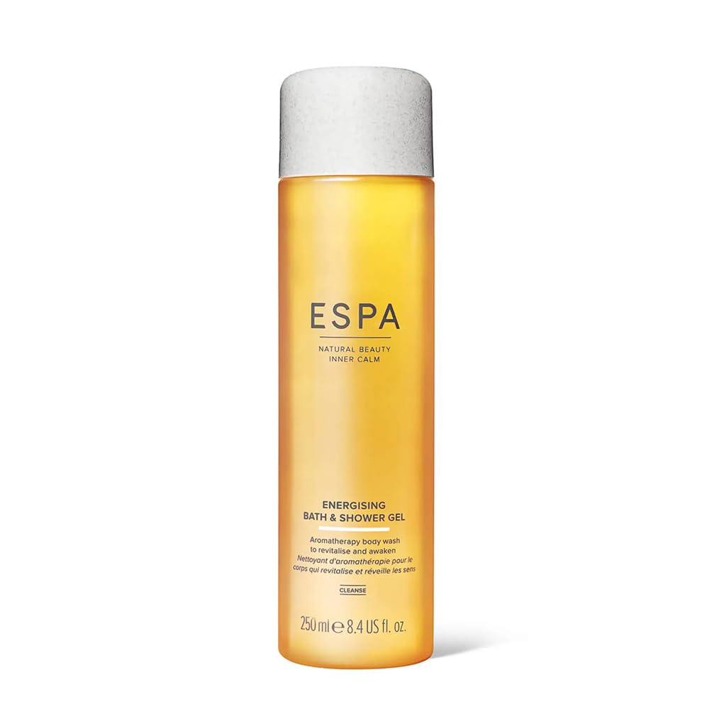 ESPA Energising Bath & Shower Gel - 250 ml, Peppermint, Eucalyptus & Rosemary