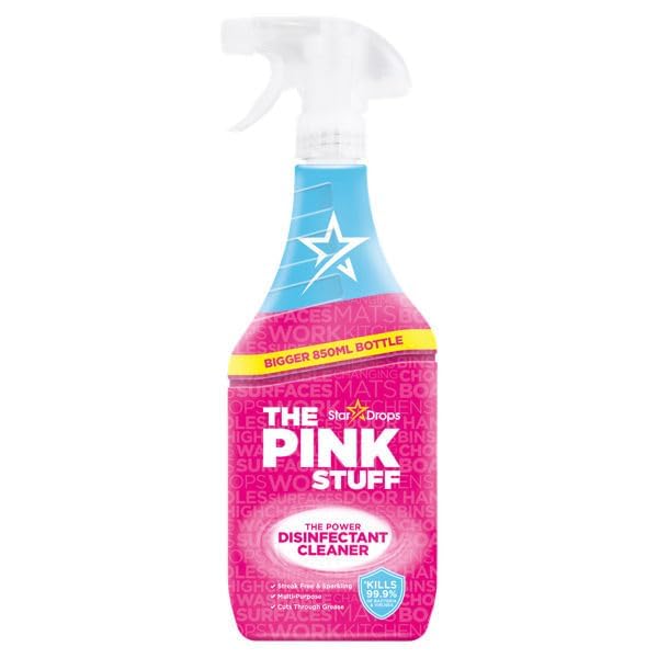 Stardrops Pink Stuff Disinfectant Cleaner - Hospital Grade | Apple Scent | 850ml Spray 2