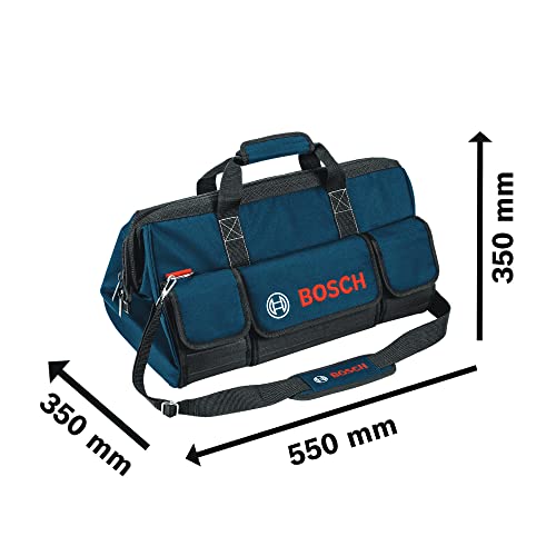 Bosch 1600A003BK LBAGPlus Large Heavy Duty Tool Bag - Navy Blue 6