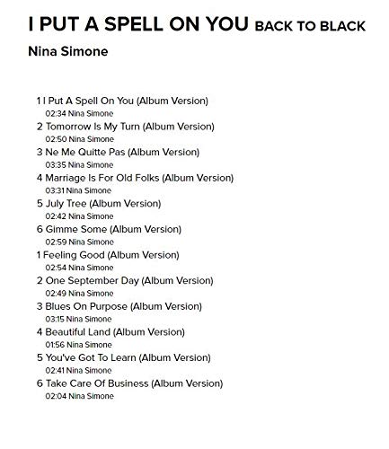 Nina Simone - I Put A Spell On You [VINYL] 3