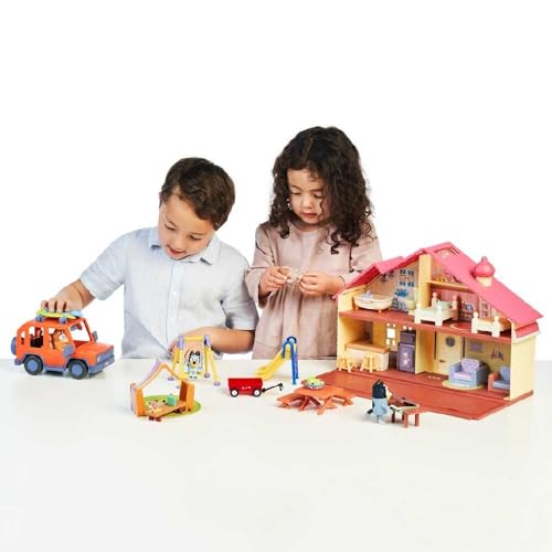 Bluey Family 4-Pack Figurines - Poseable Characters for Imaginative Play 24