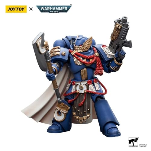 JoyToy Bloomage Tech - WH40K Ultramarines Honour Guard 2 1/18 Figure - Highly Detailed Collectible for Ages 15+