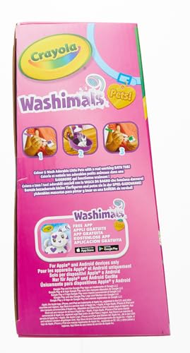 Crayola Washimals Pets Playset - Color, Wash & Reuse Creative Craft Kit for Kids 8