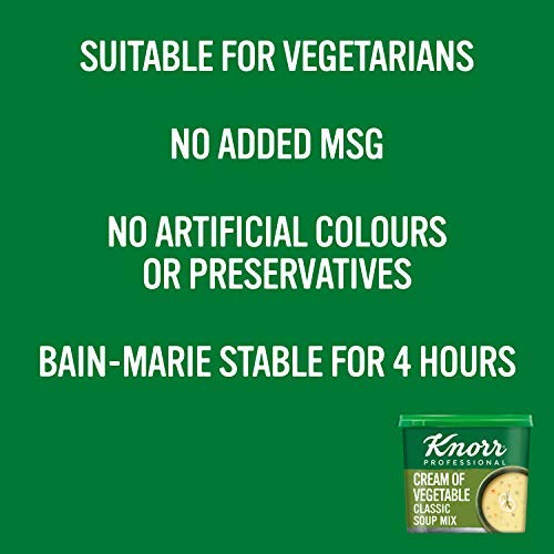 Knorr Classic Cream of Vegetable Soup Mix, 25 Portions (4.25L) - Vegetarian, No Artificial Preservatives 5