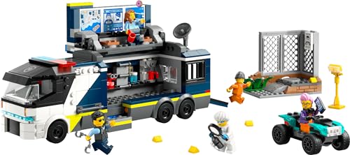 LEGO City Police Mobile Crime Lab Truck Toy Set - 674-Piece Building Kit for Kids 7+ 12