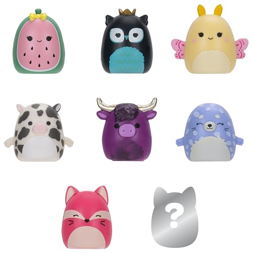 Squish-a-longs 8 Pack - Series 4 Wave 2 Mini-Squish with Accessories, Ring & Collector’s Guide 10