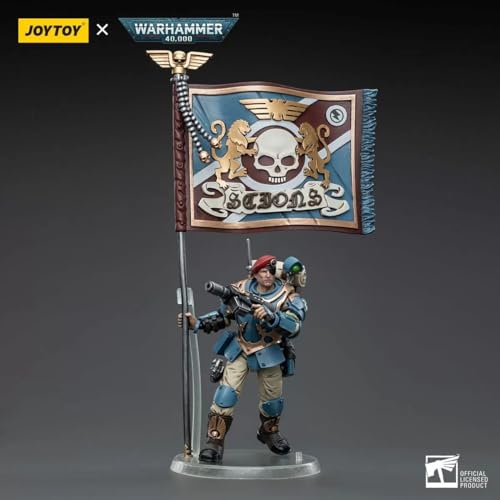 Bloomage Joytoy WH 40K Astra Militarum Tempestus Sci Com Banner Bearer Costume - 15+ (JT5130)