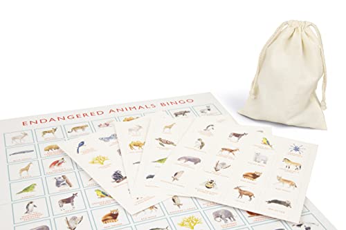 Endangered Animals Bingo: Learn About 64 Threatened Species with Illustrated Cards 6