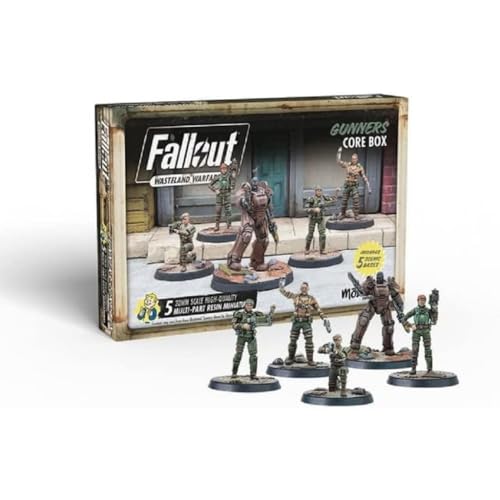 Fallout: Wasteland Warfare - Gunners Core Box - Tabletop Miniature Game (2023)