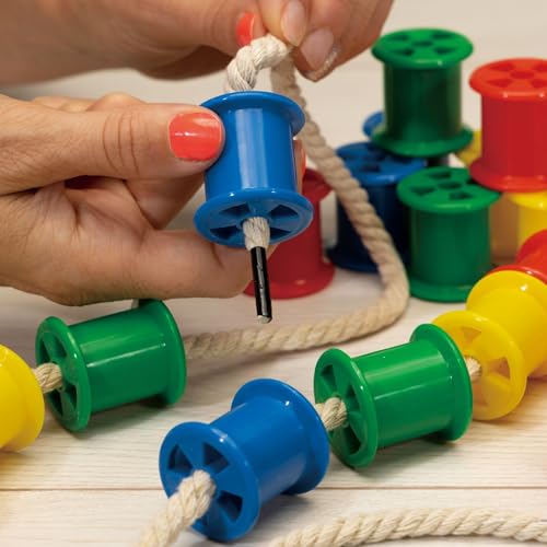 Galt Cotton Reels Threading Toy - Educational Stacking & Threading Set for Ages 3+ 10