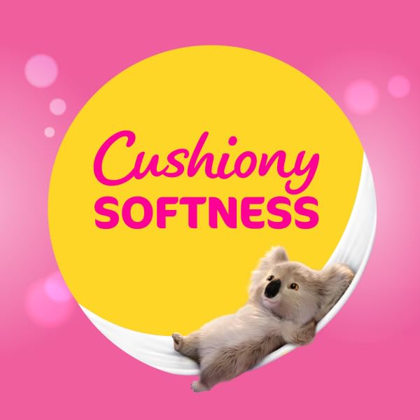 Cushelle Simply Soft Toilet Roll - 24 Standard Rolls, 2-Ply Soft Tissue