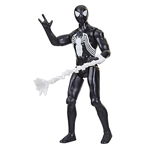 Marvel Symbiote Suit Spider-Man 4" Action Figure - Poseable 9-Point Articulation, Ages 4+ 6