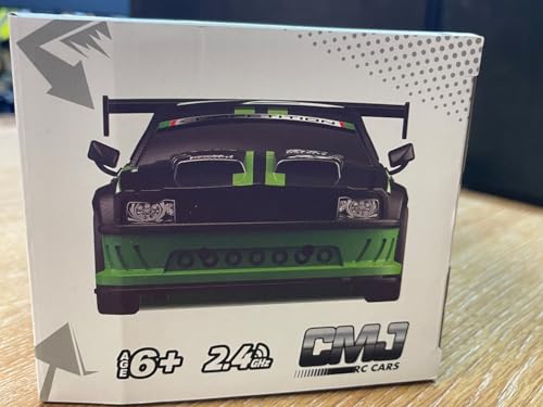 CMJ RC Cars Road Rebel Green Machine - 1:24 Scale High-Speed 2.4GHz Remote Control Racing Car 10
