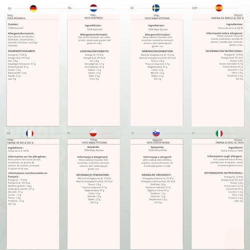 Wholefood Earth 100% Rice Flour 1 kg - GMO Free, Vegan, Recyclable Packaging 6