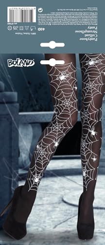 Boland Cobweb Tights 40 Denier Black/White 5