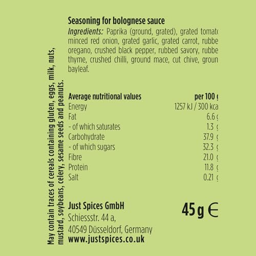 Just Spices - Bologn游戏副本 Seasoning 45g 7
