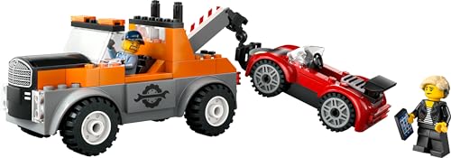 LEGO City Tow Truck and Sports Car Repair Vehicle Toy Set - Building Playset for Ages 4+ 14