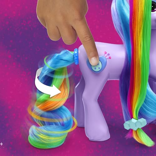 My Little Pony: Tell Your Tale Rainbow Styles Izzy Moonbow Unicorn Toy - Interactive Figure with 17 Accessories, Ages 4+ 10