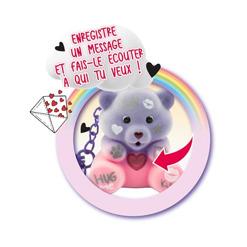 Coccolotti Love & Tell Interactive Teddy Bear - Secret Keeper | Light-Up Nose | 7 cm