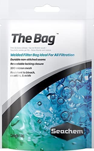 Seachem The Bag Filter Media Bag | Durable Welded Seams | Resealable Closure | 1 Count 2