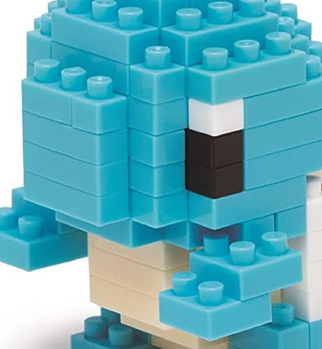 Nanoblock Pokemon Squirtle Mini Building Set - 110 Piece 3D Puzzle for Ages 12+