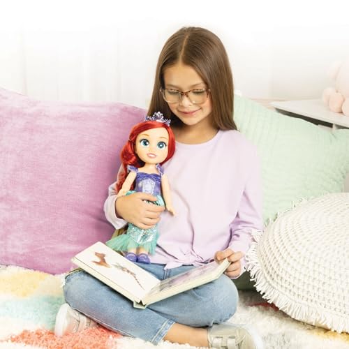 Disney Princess Ariel Doll - 14" Shimmery Holofoil Dress & Articulated Pose, Ages 3+ 8