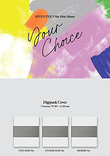 Your Choice - K-Pop Album with Random Cover, Photo Book, Lyric Book, and Collectible Cards