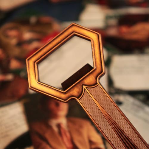 FaNaTtik - Arkham Horror Clover Club Bottle Opener - Heavy Duty Magnetic Bottle Opener with Enamel Detailing