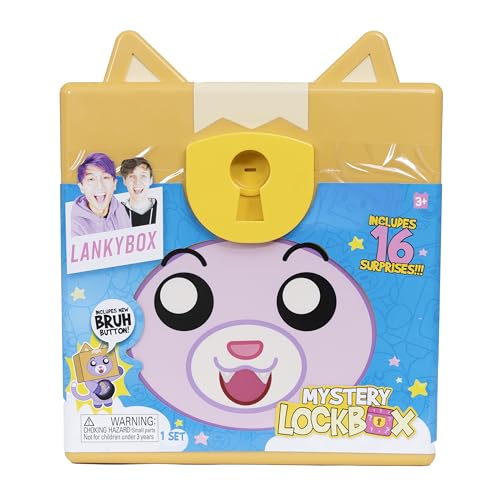 LankyBox Foxy Mystery Lock Box Interactive Unboxing Surprise Set with Exclusive Collectibles 6