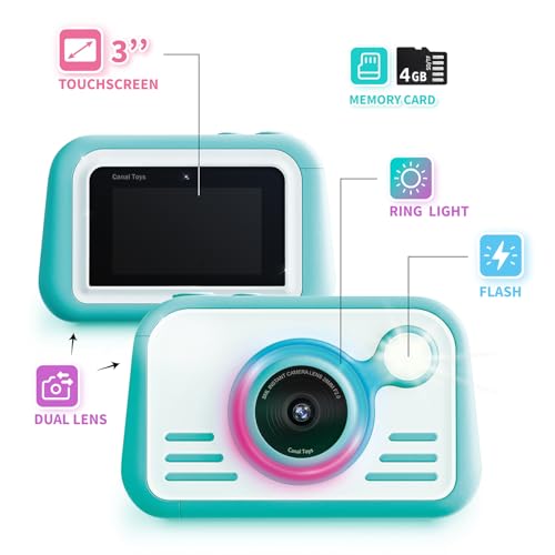 Photo Creator Instant Print Camera 2.0 - 32MP Digital Camera with 3" Touchscreen & Real Photo Prints 20