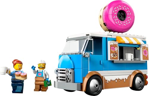 LEGO City Donut Truck Toy with 2 Minifigures - Building Set for 5+ Year Olds 15