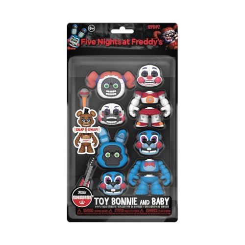 Funko Snapsies Five Nights At Freddy's - Toy Bonnie & Baby 2-Pack Vinyl Figures (64925)