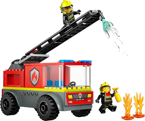 LEGO City Fire Engine with Ladder Toy - Building Set for Kids Aged 4+ 13