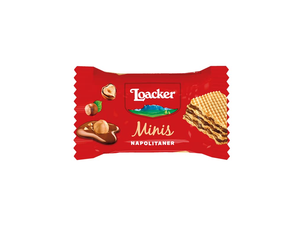 Loacker Minis Crispy Wafers Mix - Hazelnut, Chocolate & Vanilla 800g 7