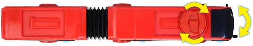 Dickie Volvo 7900 E City Bus Toy Vehicle - 40cm Red Play Bus for Kids