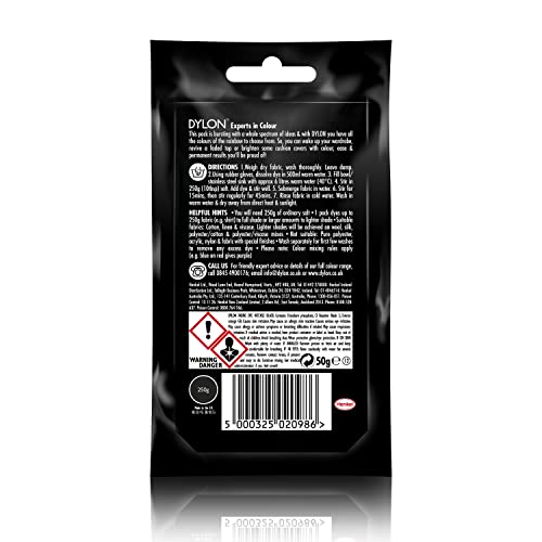 DYLON - Passion Pink Fabric Dye Sachet (50g) 3