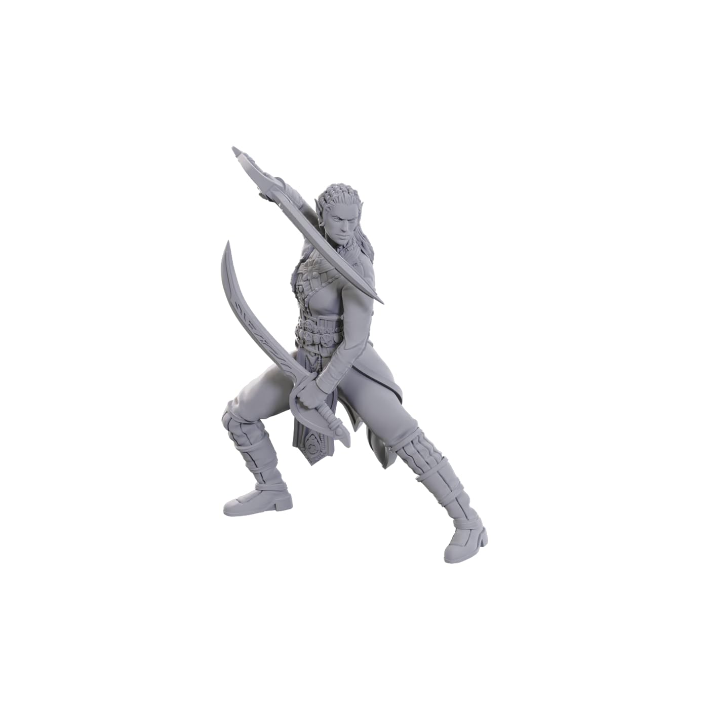 WizKids D&D Nolzur's Marvelous Miniatures: Jaheira & Halsin Special Edition Baldur's Gate 3 | 2 Figures | Unpainted Plastic 1