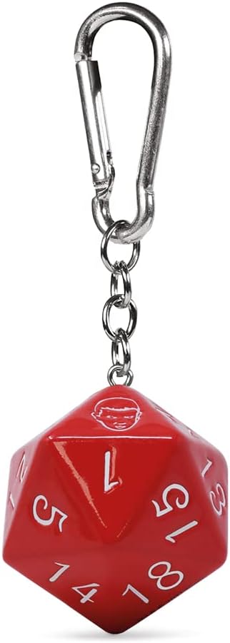 Pyramid International Stranger Things D20 Dice Keychain/Bag Charm with Carabiner (RKR39232)