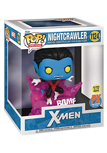 Funko Pop! Deluxe Marvel X-Men - Nightcrawler Glow in the Dark Vinyl Figure (66519)