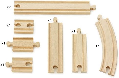 BRIO World Expansion Pack - Beginner Wooden Train Track Set for Kids 3+ 3